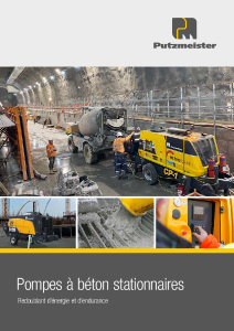 BSA Pompes à Béton Stationnaires Brochure FR